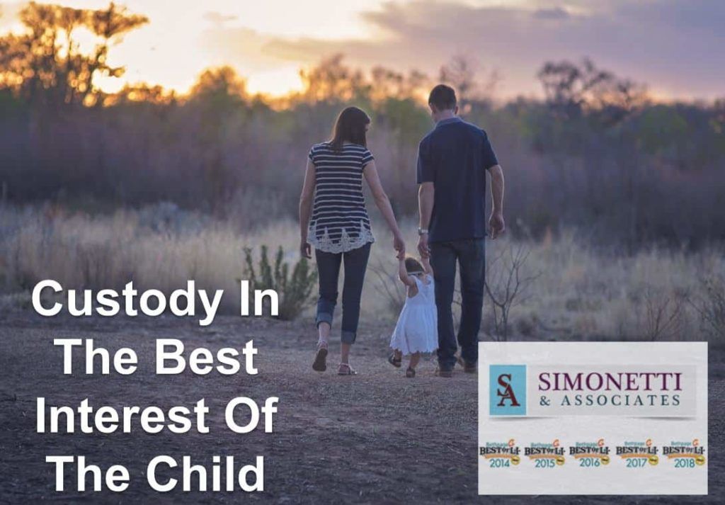 Custody In The Best Interest Of The Child - Divorce lawyer in Commack